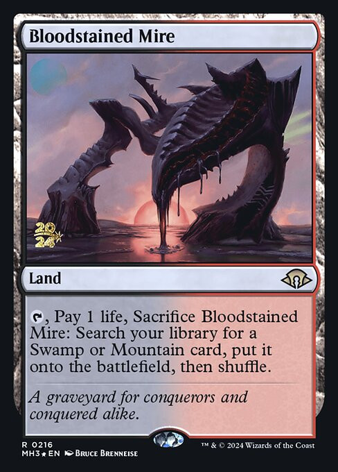 Bloodstained Mire (PMH3) (Foil) (#216s) - MTG Pirulo