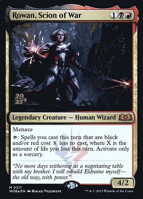 Rowan, Scion of War (PWOE) (Foil) (#211s) - MTG Pirulo