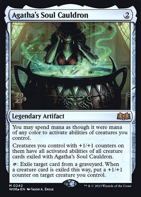 MTG アガサの魂の大釜Agatha's Soul Cauldron日Foil Agatha's Soul Cauldron (PWOE) (Foil) (#242s) - MTG Pirulo