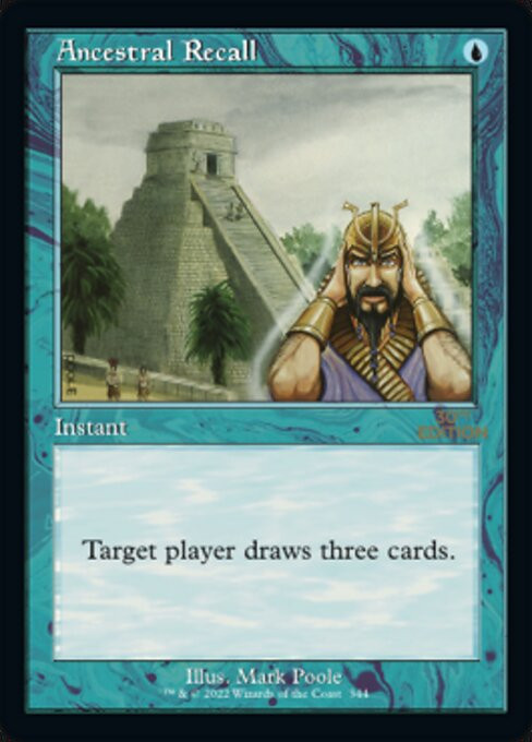 Ancestral Recall (30A) (#344) - MTG Pirulo