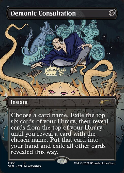 Demonic Consultation (SLD) (Foil) (Full Art) (#1127) - MTG Pirulo