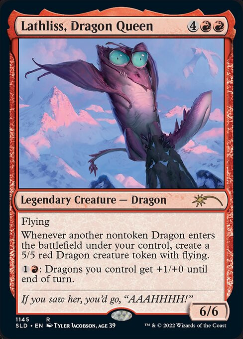 Lathliss, Dragon Queen (SLD) (Foil) (#1145) - MTG Pirulo
