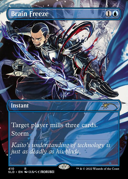Brain Freeze (SLD) (Foil) (Full Art) (#410) - MTG Pirulo