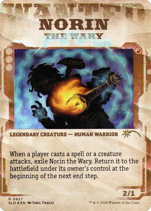 Norin the Wary // Norin the Wary (SLD) (Foil) (Borderless) (#827