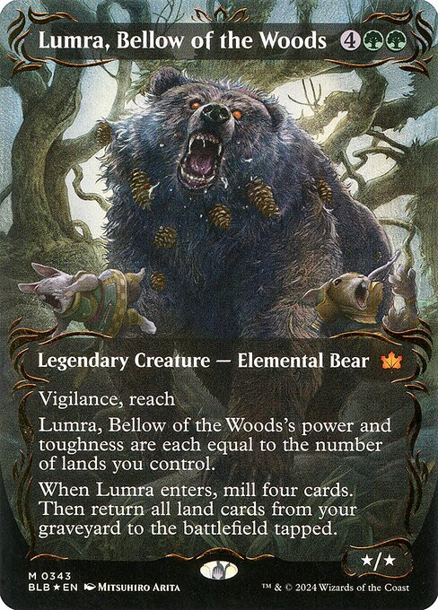 Lumra, Bellow of the Woods (BLB) (Foil) (Showcase) (#343) - MTG Pirulo