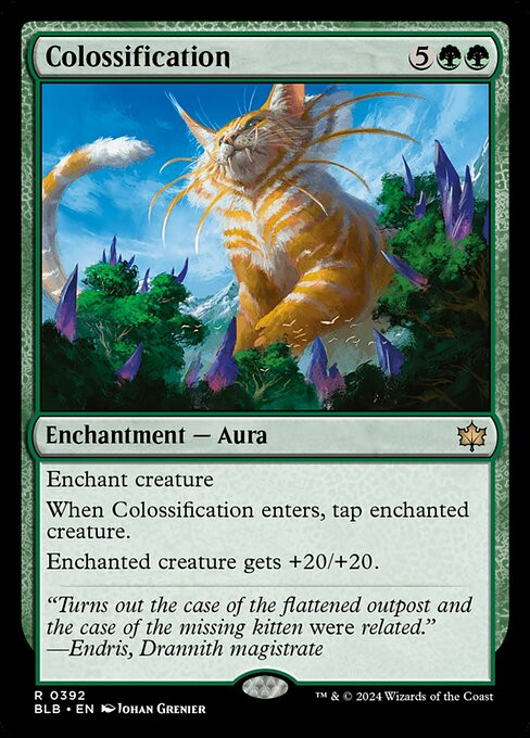 Colossification Blb Colossification (BLB) (#392) - MTG Pirulo