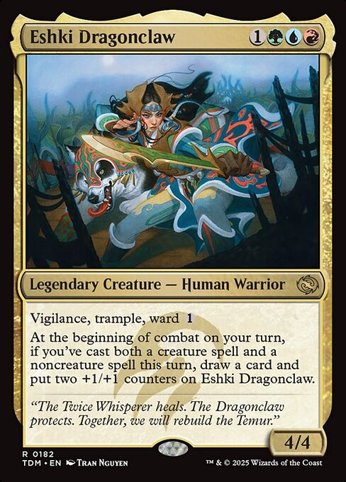 Eshki Dragonclaw (TDM) (#182) - MTG Pirulo