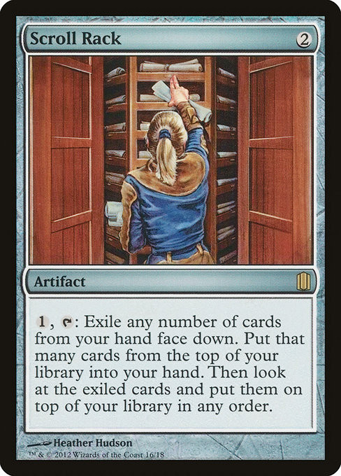 巻物棚/Scroll Rack MPS 英語foil Scroll Rack (CM1) (Foil) (#16) - MTG Pirulo