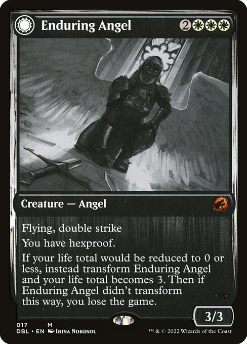 Enduring Angel // Angelic Enforcer (DBL) (Foil) (#17) - MTG Pirulo