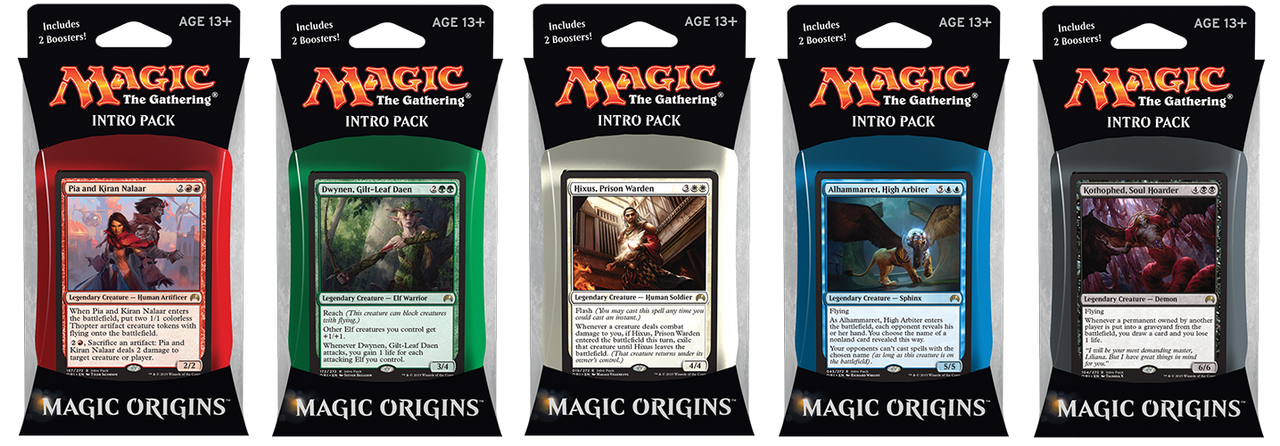 Origins Intro Pack - Set of 5 - MTG Pirulo