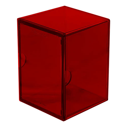 Custodie Ultra Pro Eclipse Gloss Rosso Mela – 100 Deck Protector Per Carte Da Gioco (Tornei)