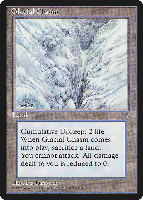 MTG Glacial Chasm 英語 3枚 Glacial Chasm (ICE) (#353) - MTG Pirulo