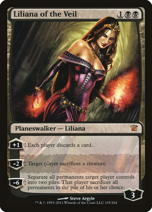 Liliana of the Veil (ISD) (Foil) (#105) - MTG Pirulo