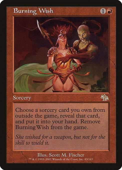 Burning Wish 英FOIL4枚セット Burning Wish (JUD) (Foil) (#83) - MTG Pirulo
