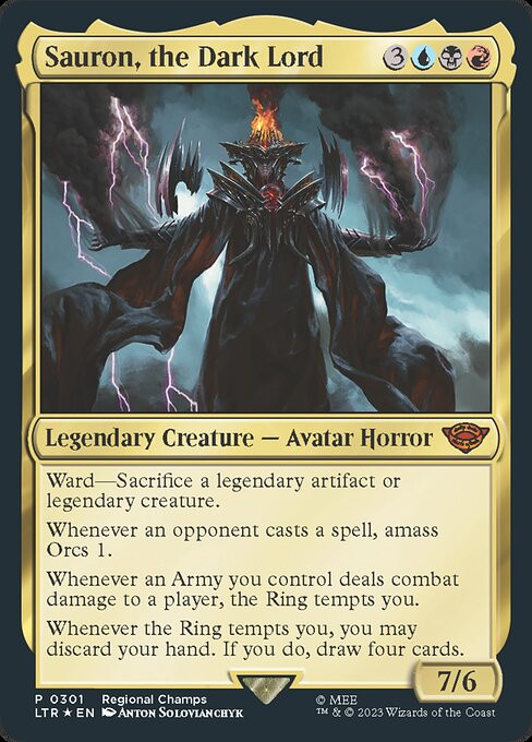 Sauron, the Dark Lord (LTR) (Foil) (#301) - MTG Pirulo