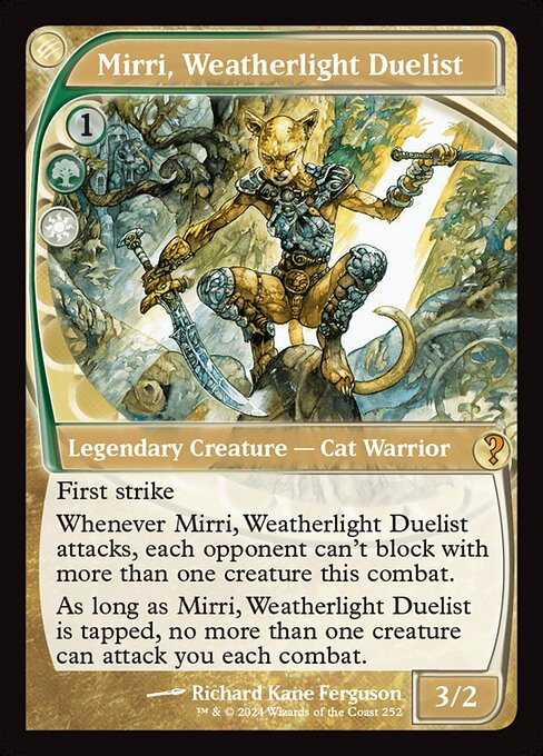 MTG MB2 ウェザーライトの決闘者、ミリー foil Mirri, Weatherlight Duelist (MB2) (Foil) (#252) - MTG Pirulo