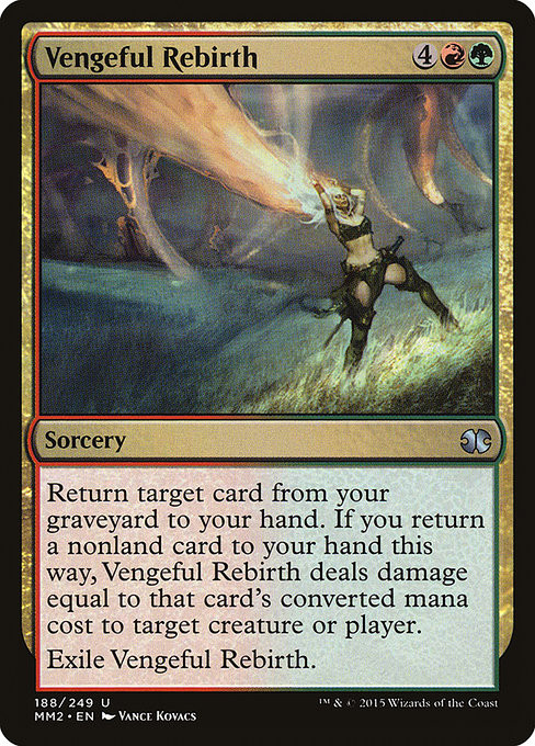Vengeful Rebirth (MM2) (Foil) (#188) - MTG Pirulo