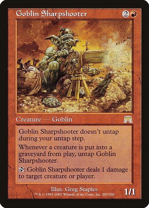 Goblin Sharpshooter (ONS) (Foil) (#207) - MTG Pirulo
