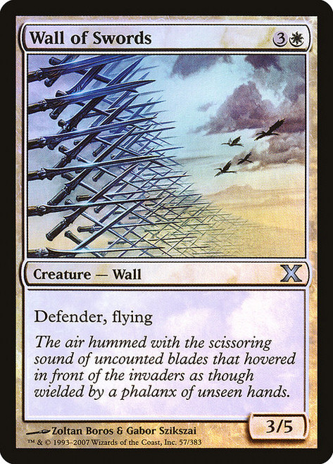 Wall of Swords (10E) (Foil) (#57★)