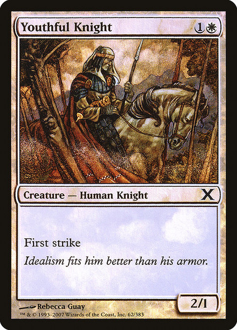 Youthful Knight (10E) (Foil) (#62★)