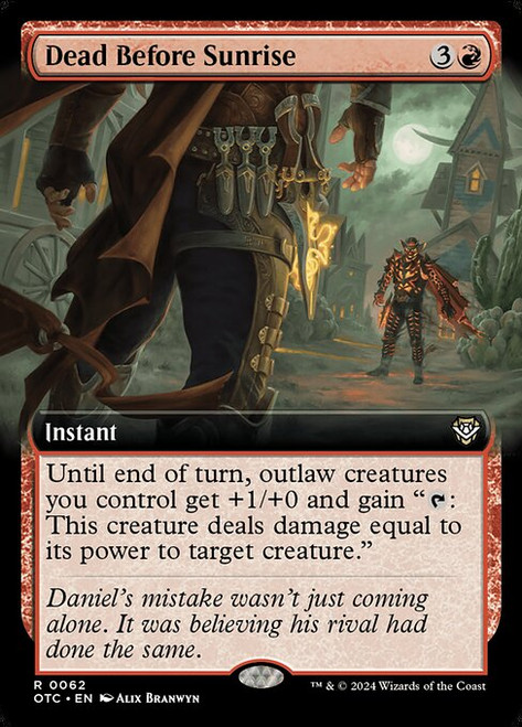 Dead Before Sunrise (OTC) (Extended Art) (#62)