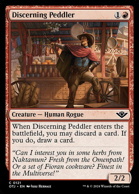 Discerning Peddler (OTJ) (Foil) (#121)