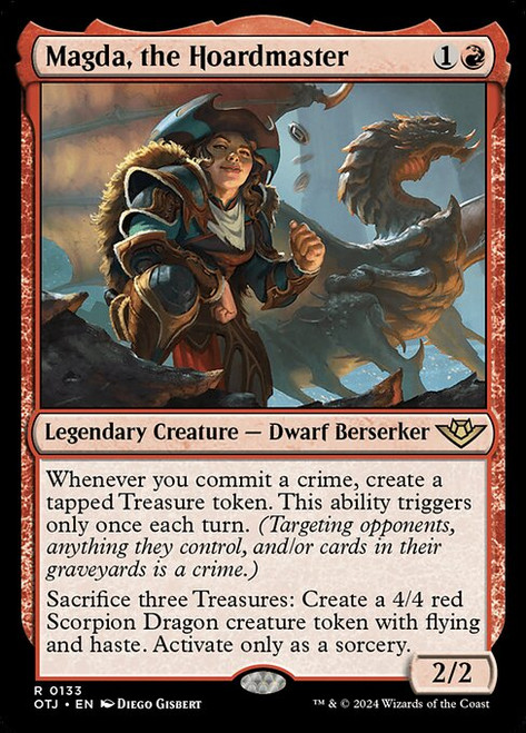 Magda, the Hoardmaster (OTJ) (Foil) (#133)