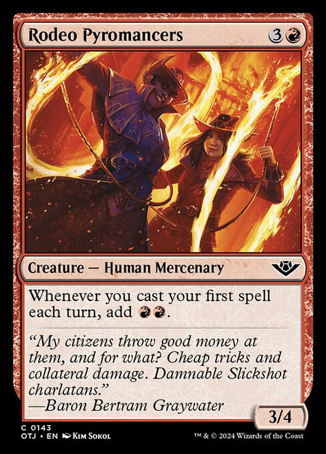 Rodeo Pyromancers (OTJ) (Foil) (#143)