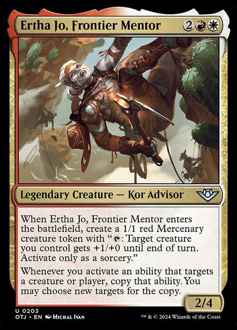 Ertha Jo, Frontier Mentor (OTJ) (Foil) (#203)