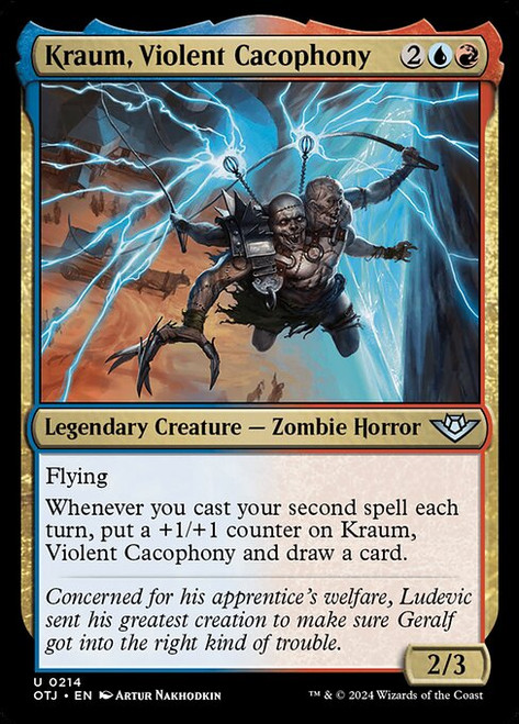 Kraum, Violent Cacophony (OTJ) (Foil) (#214)