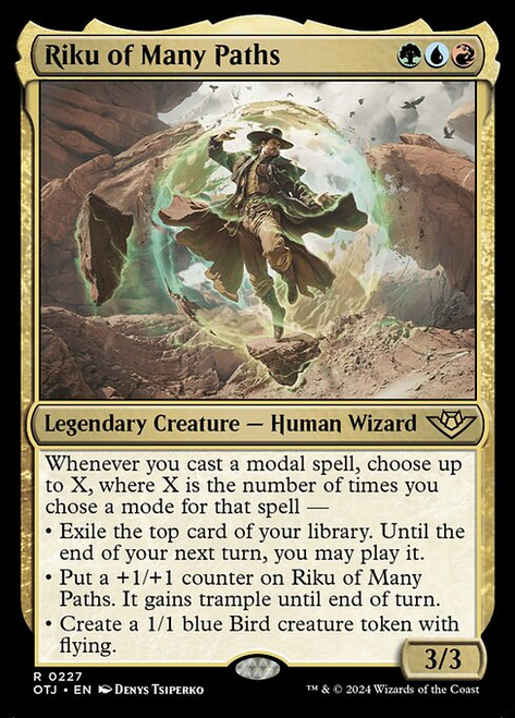 Riku of Many Paths (OTJ) (Foil) (#227)