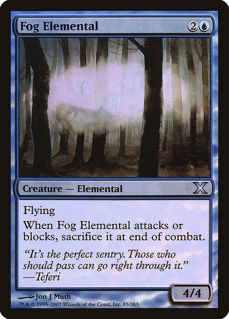 Fog Elemental (10E) (Foil) (#85★)