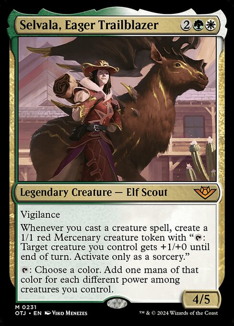 Selvala, Eager Trailblazer (OTJ) (Foil) (#231)