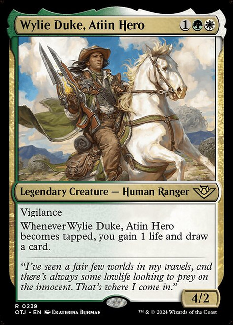 Wylie Duke, Atiin Hero (OTJ) (Foil) (#239)