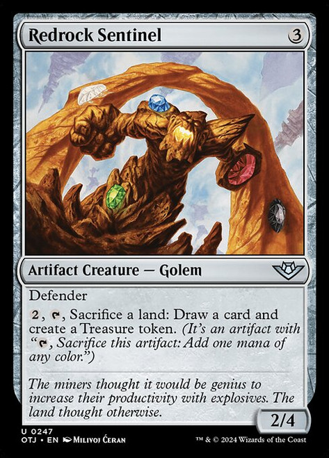 Redrock Sentinel (OTJ) (Foil) (#247)