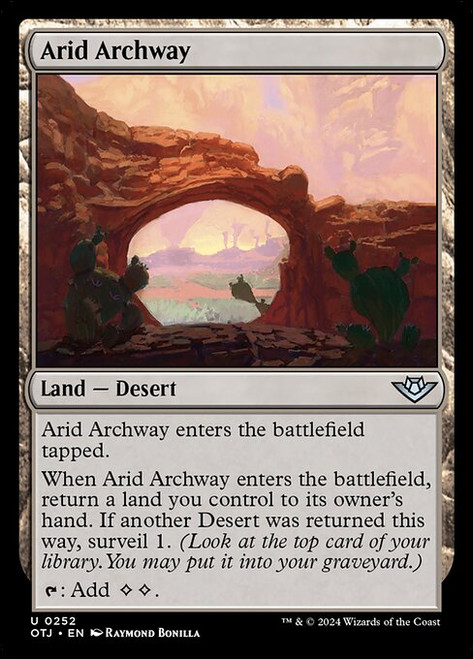 Arid Archway (OTJ) (Foil) (#252)