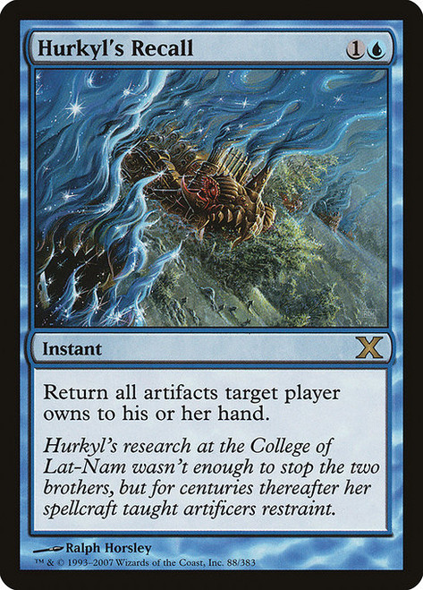 Hurkyl's Recall (10E) (Foil) (#88)