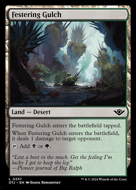 Festering Gulch (OTJ) (Foil) (#257)