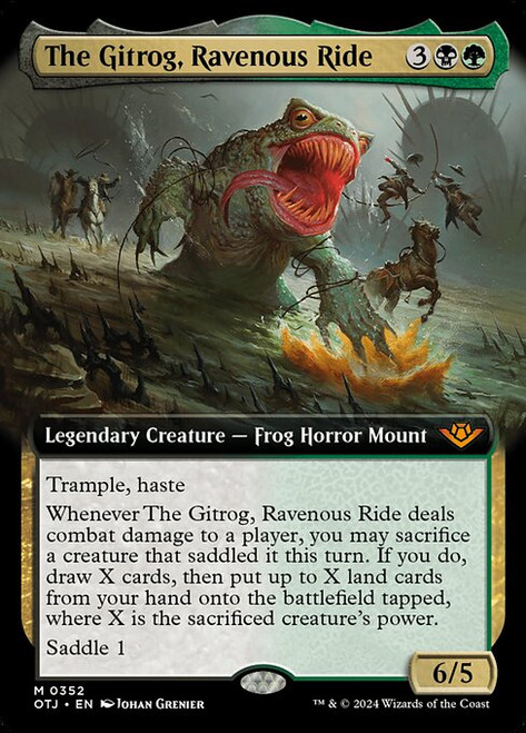 The Gitrog, Ravenous Ride (OTJ) (Foil) (Extended Art) (#352)