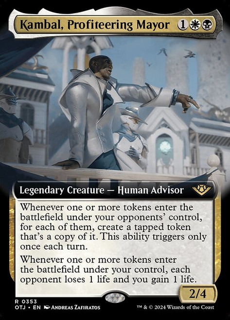 Kambal, Profiteering Mayor (OTJ) (Foil) (Extended Art) (#353)