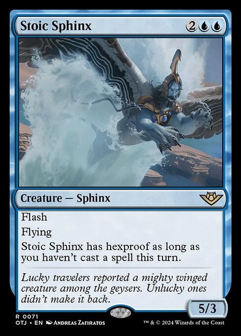 Stoic Sphinx (OTJ) (Foil) (#71)