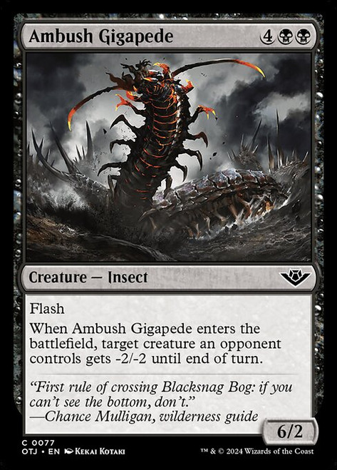 Ambush Gigapede (OTJ) (Foil) (#77)