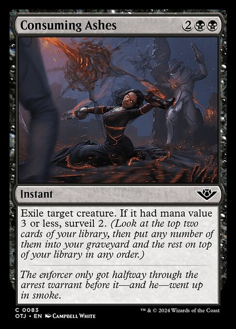 Consuming Ashes (OTJ) (Foil) (#83)