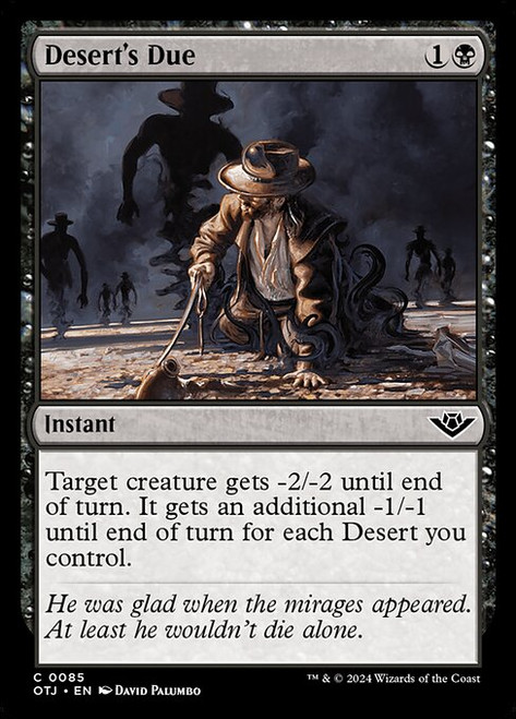 Desert's Due (OTJ) (Foil) (#85)