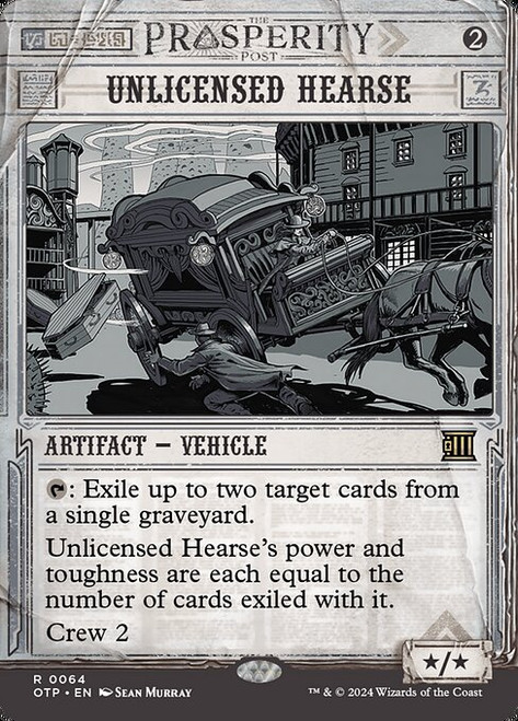 Unlicensed Hearse (OTP) (Foil) (Showcase) (#64)