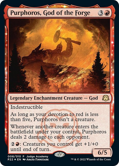 Purphoros, God of the Forge (P22) (Foil) (#8)