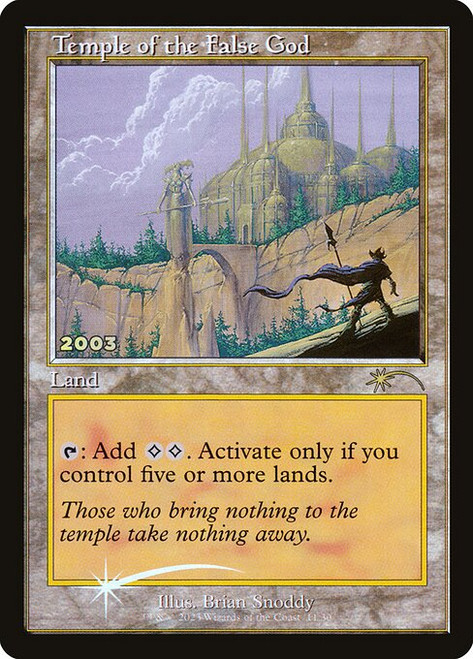 Temple of the False God (P30A) (Foil) (#11)