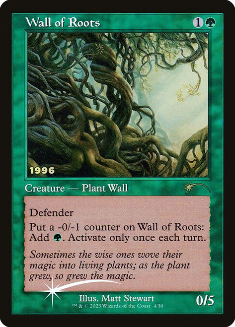 Wall of Roots (P30A) (Foil) (#4)