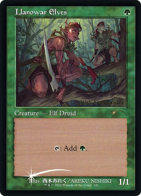 Llanowar Elves (P30H) (Foil) (#5★)