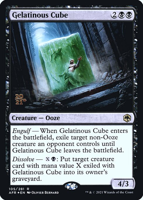 Gelatinous Cube (PAFR) (Foil) (#105s)